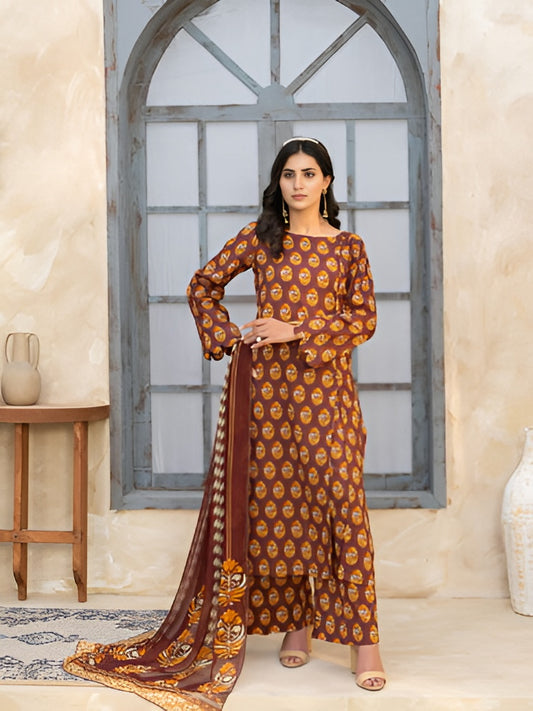 Gul-e-Rukh summer lawn suit by Bunaaz – view 2